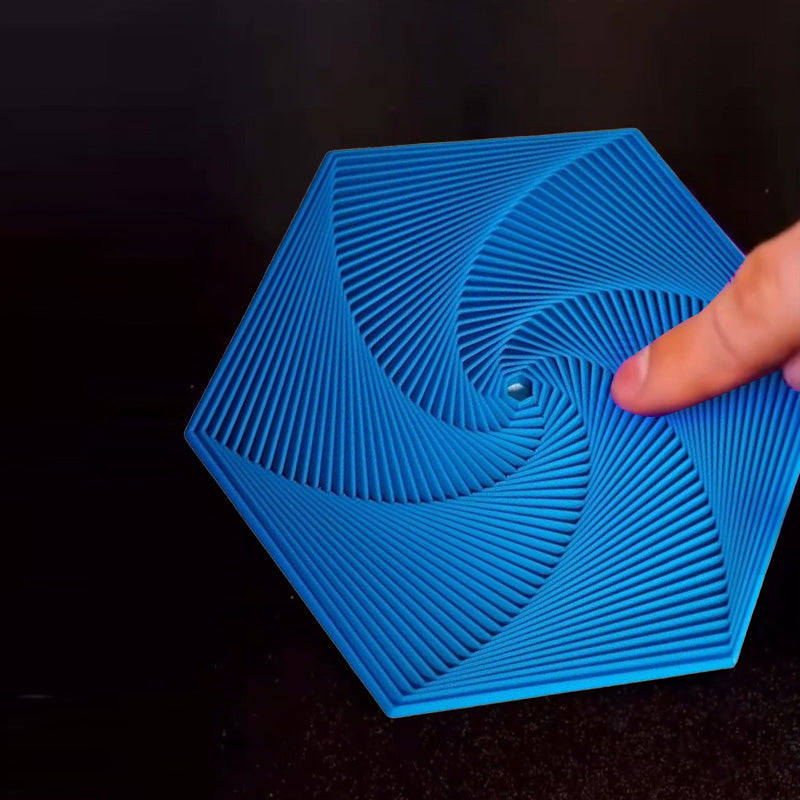 Norvo | 3D-trykt Fractal Fidget Hexagon