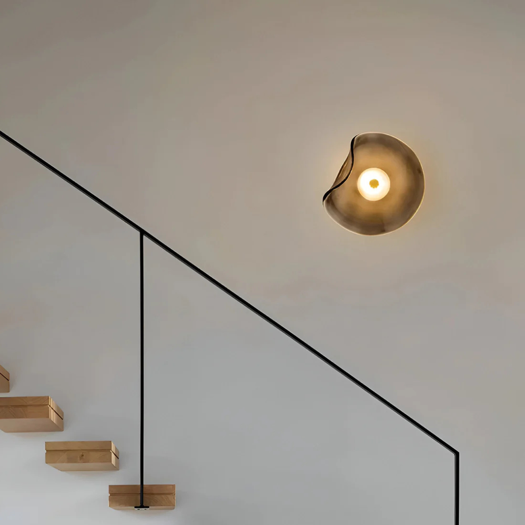 Norvo | Buet Glass Vegglampe