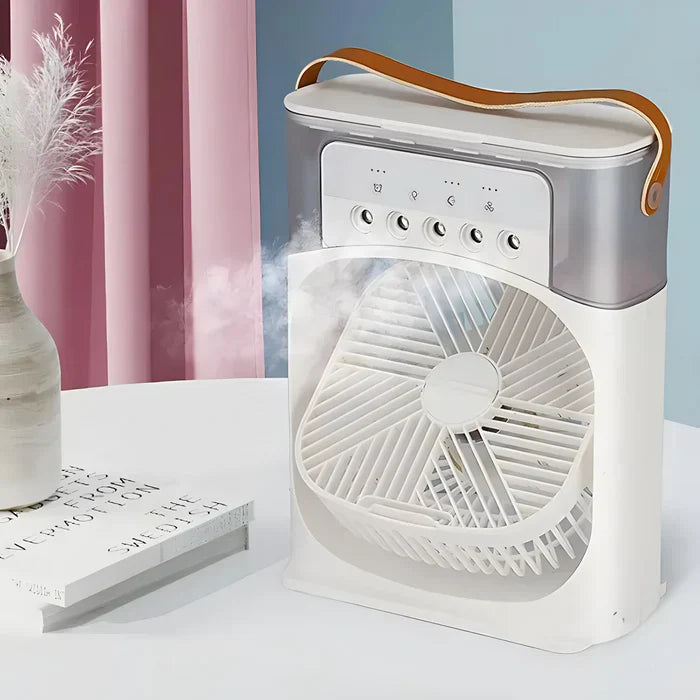 Norvo | 3-i-1 Vifte med 7-farge LED Lys - BreezeMaster Pro
