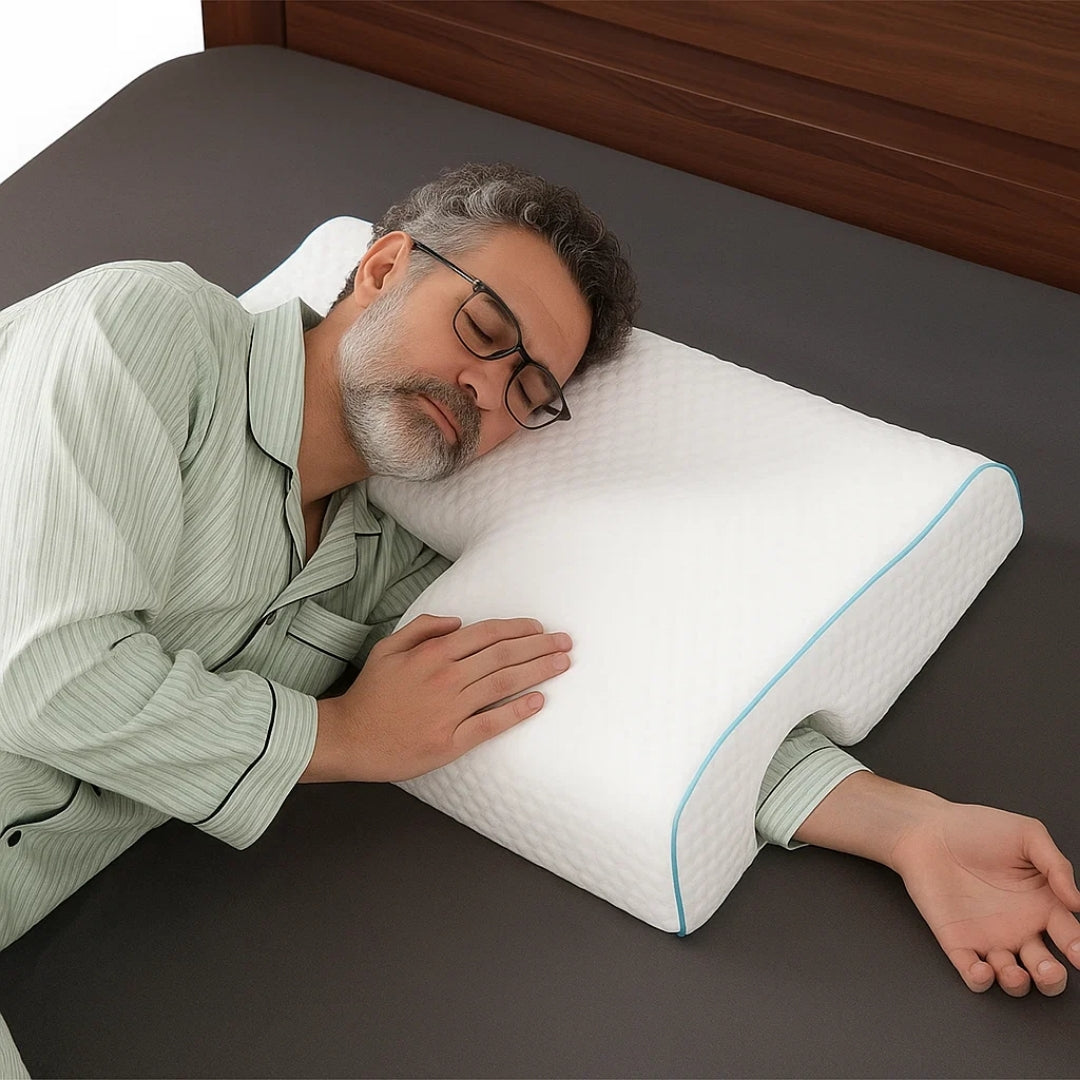 Arm‑Hull Komfort – Ortopedisk Nakke Støtte – Smertelindring – Dypere, Hvilefull Søvn Norvo