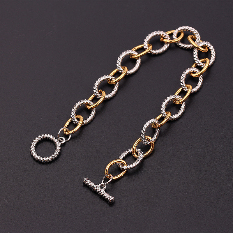 Norvo | To-farget knute vridd armbånd