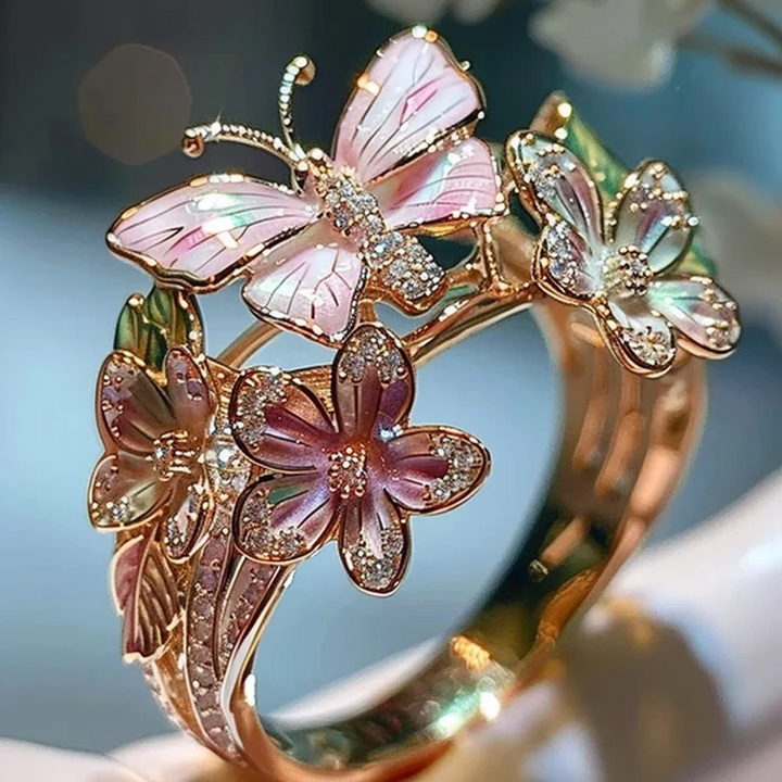 Butterfly flower ring | Norvo