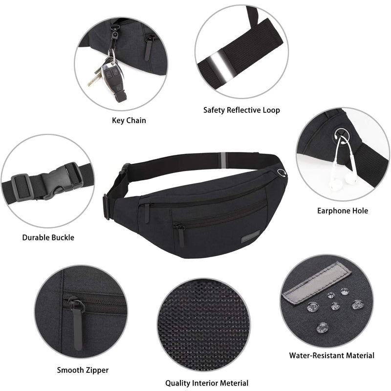 Norvo | Stor Crossbody Livremsekk Belt Bag