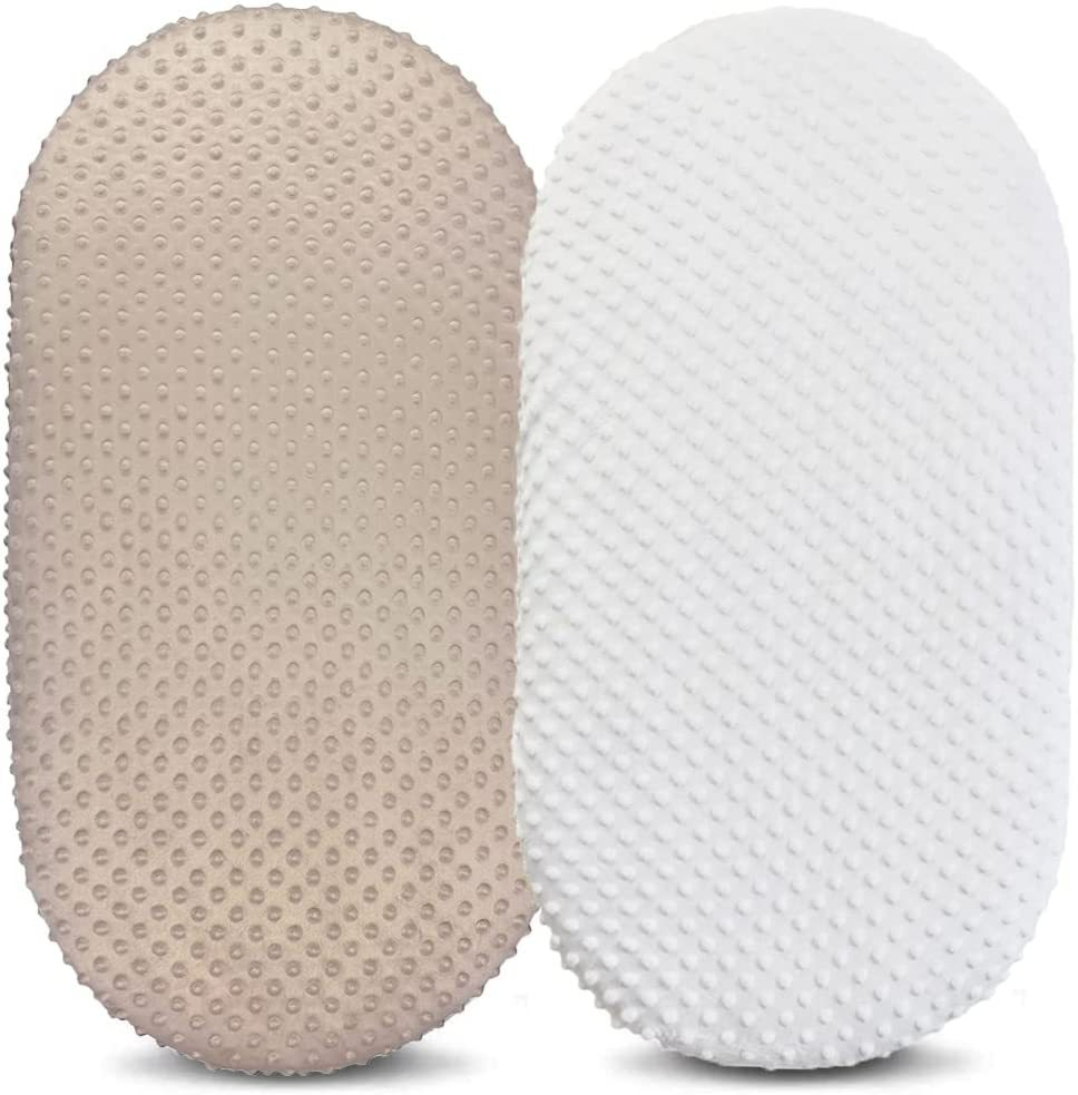 Norvo | Moses kurv madrassdeksel – Myk & Antiskli deksel for babykurv madrass