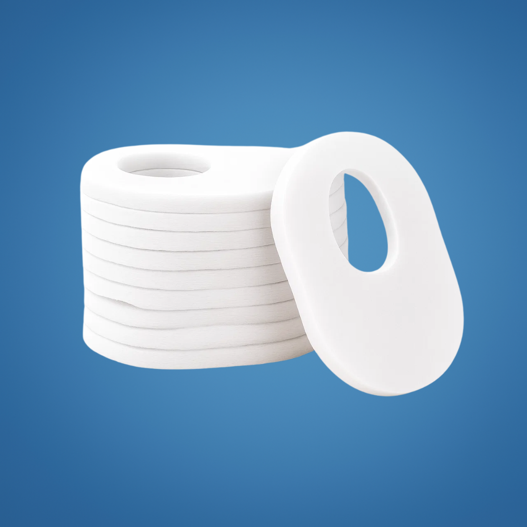 Trykkavlastende gelbarriere – Myk filt med klebendes design – Løsning for gnag og gåing for menn og kvinner Norvo