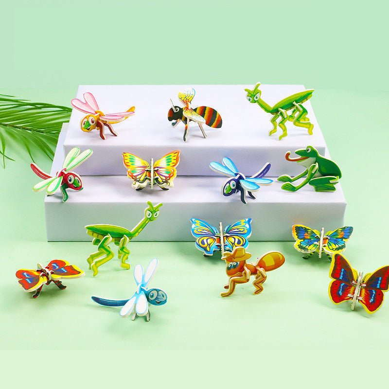 Norvo | Barns Læring 3D Puslespill Leketøy (10 deler)