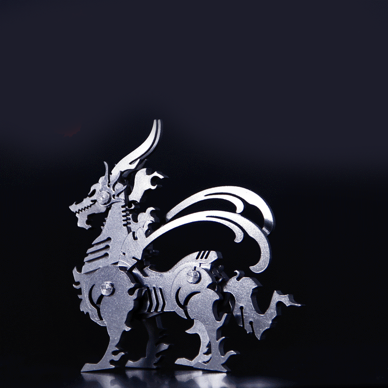 Norvo | DIY Rustfritt Stål 3D Byggeklosser, Beste Gave til Jul, Fødselsdag og Høytider