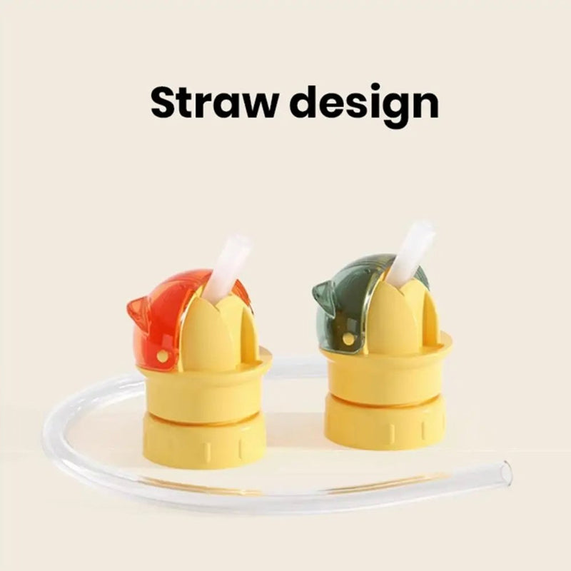 Norvo | Gjenbrukbar barne drikkevannflaske med sugerør lokk