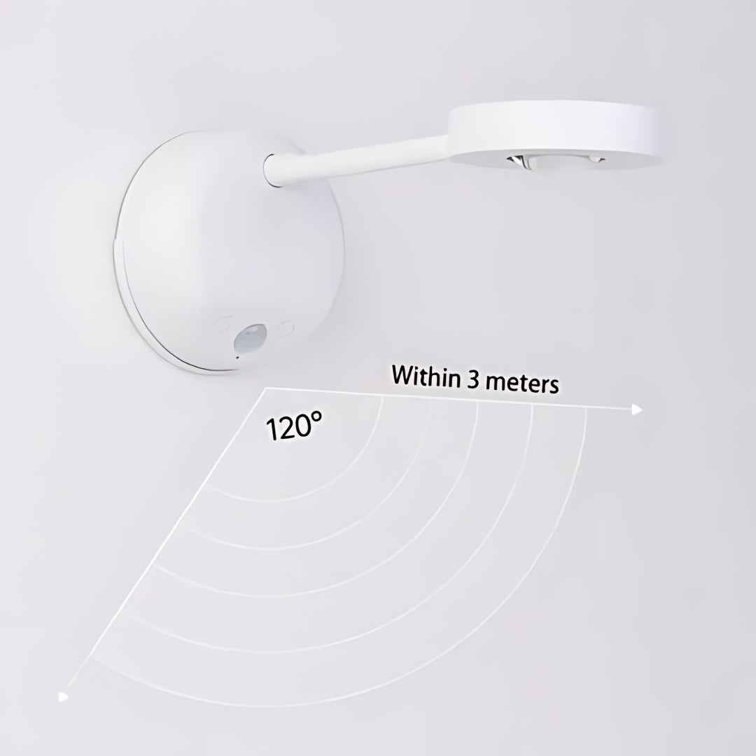 Norvo | Trådløs LED Spotlight med bevegelsessensor - Spark360