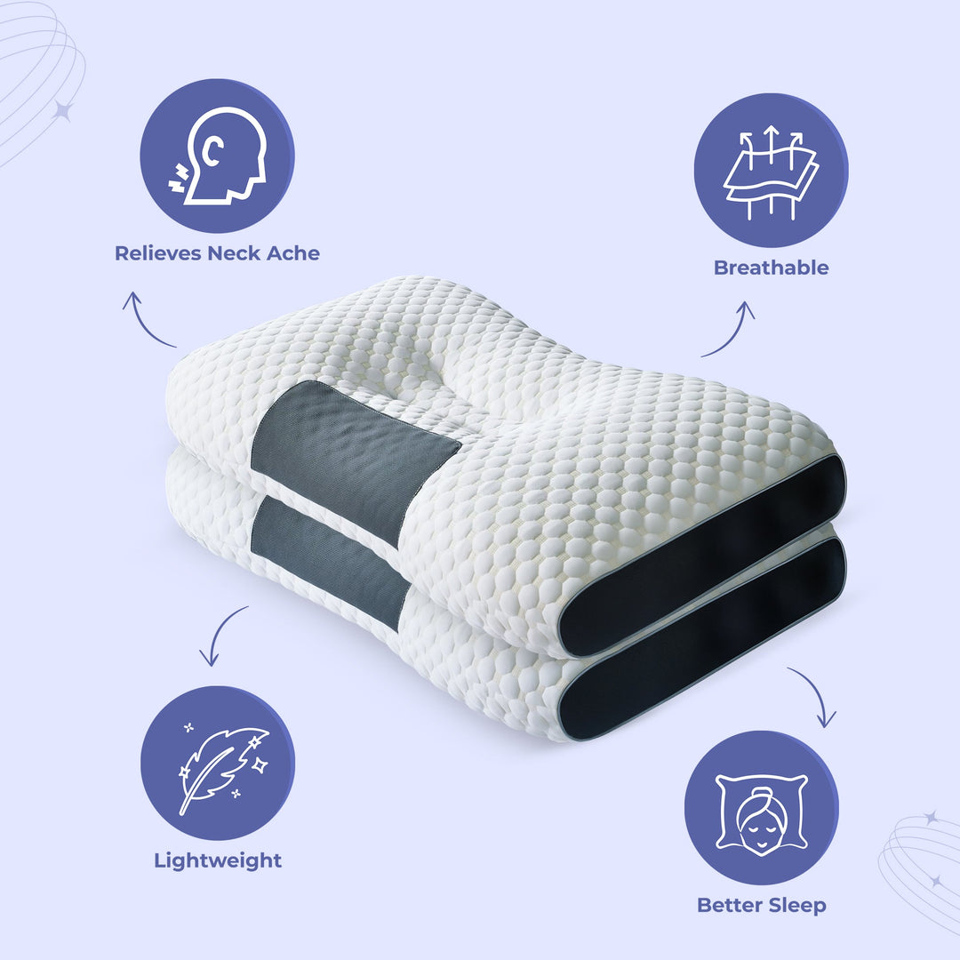 Ergonomisk nakke støtte pute Norvo