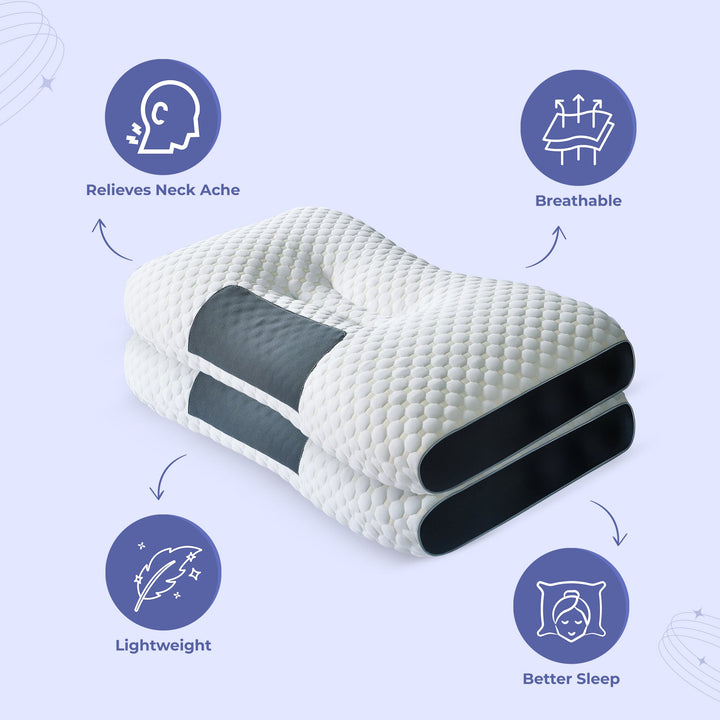 Ergonomisk nakke støtte pute Norvo