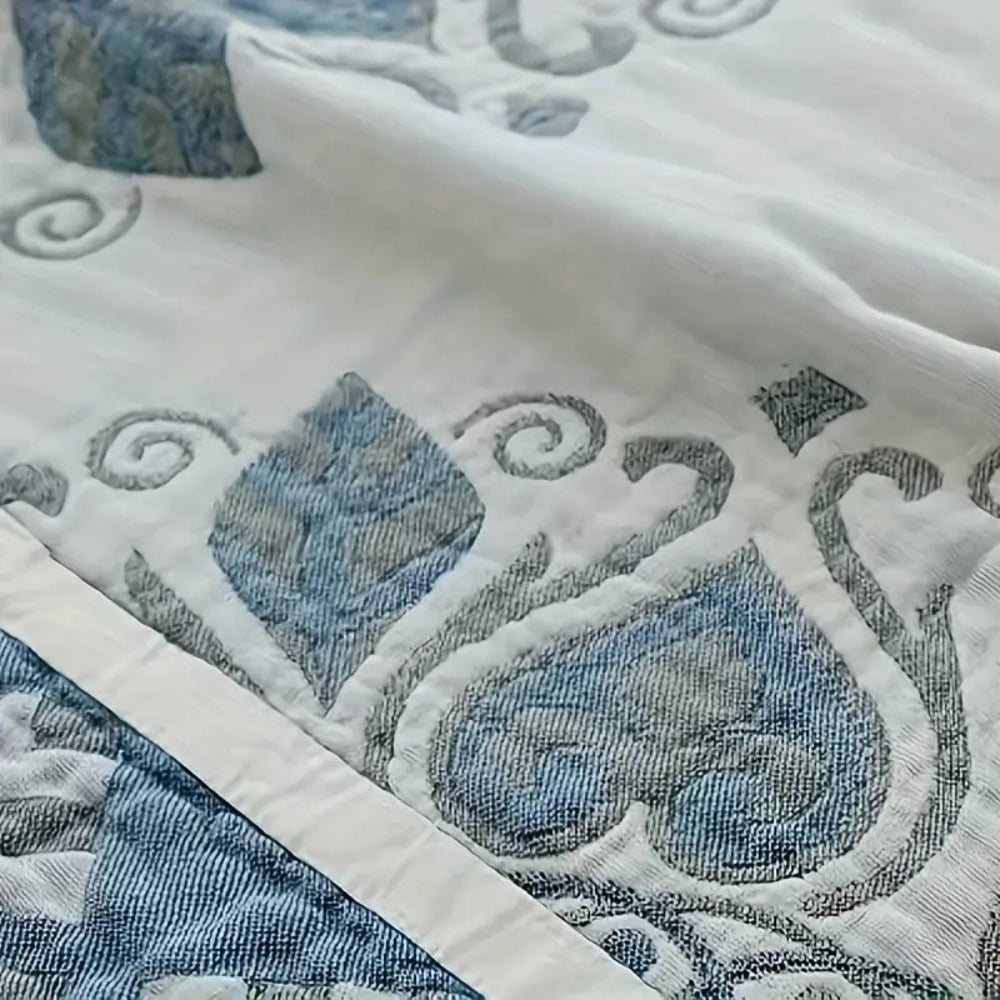 Norvo | Lunara Floral Cotton Comfort Blanket