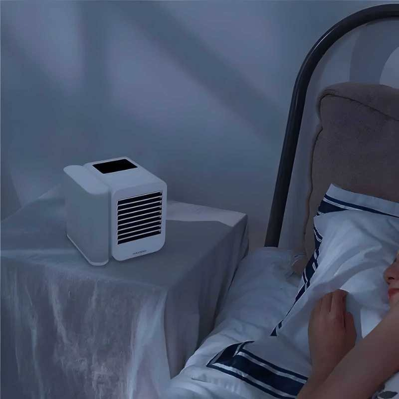 Norvo | Hexton | Bærbar MicroCool Mini Klimaanlegg med 1000ml Vannbeholder | Personlig Kjøling & Luftfukter
