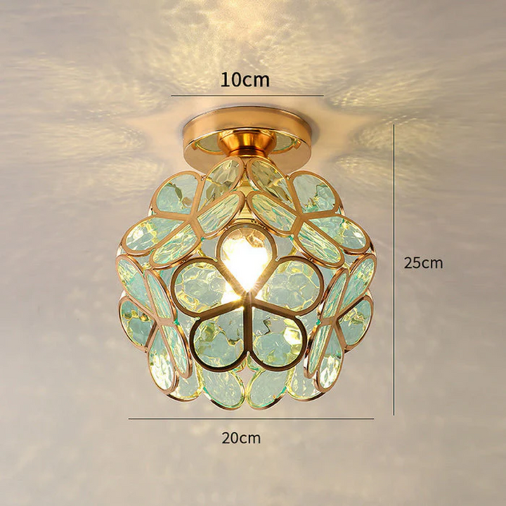 Norvo | Luksus Glass Blomst Taklampe