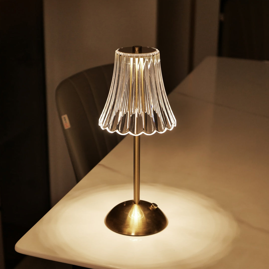 Crystaluxe Lamp - LED Krystall Bordlampe med Berøringsfunksjon Norvo