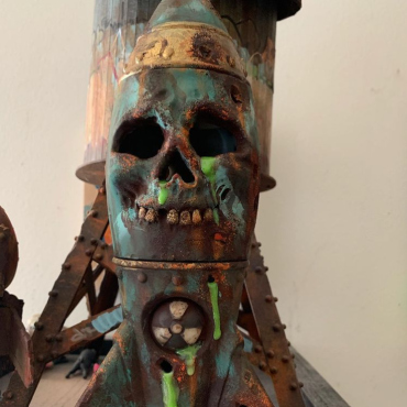 Norvo | The Skull Bomb - Lite Kjernekraft Hodeplagg Dekor