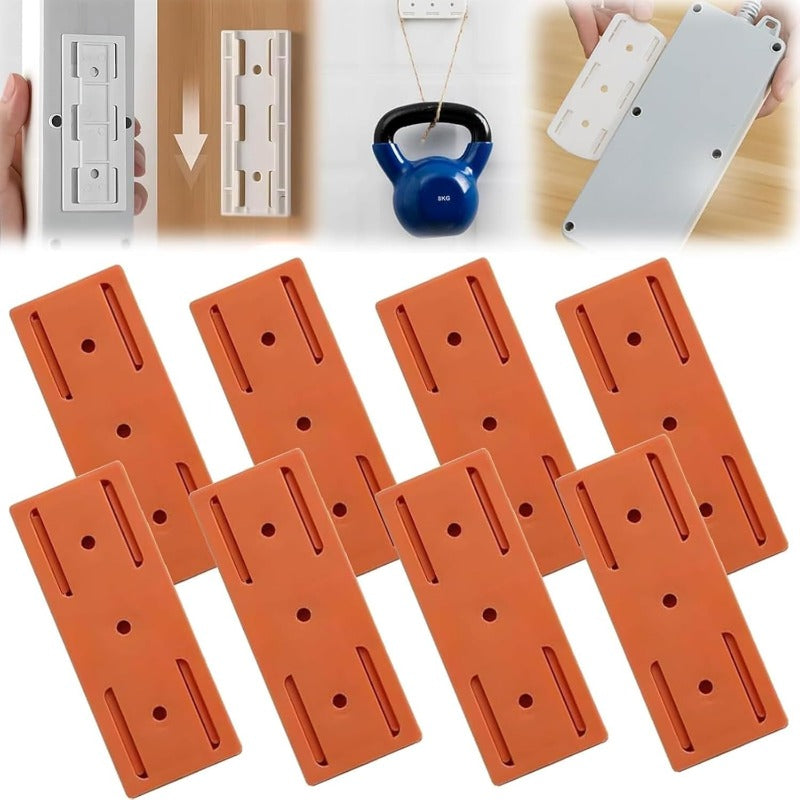 Norvo | Limkraft Strip Montering | Ingen-Bor Vegg- og Skrivebordsorganisator med Skyveskinne