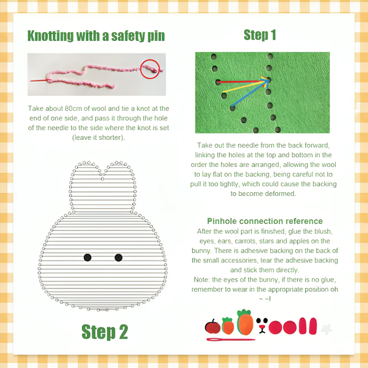 Norvo | DIY Broderi Dukke Sett for Barn — Slipp løs leken kreativitet og stolthet i små hender!