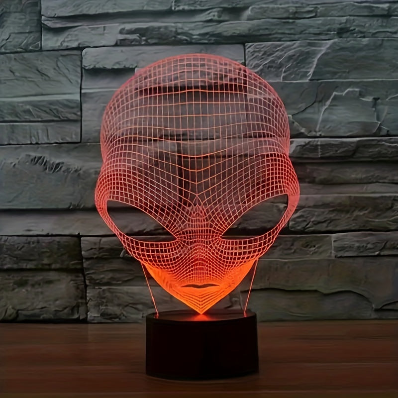 Norvo | AstroLight – 3D-alienlampe med LED fargebelysning og berøringskontroll