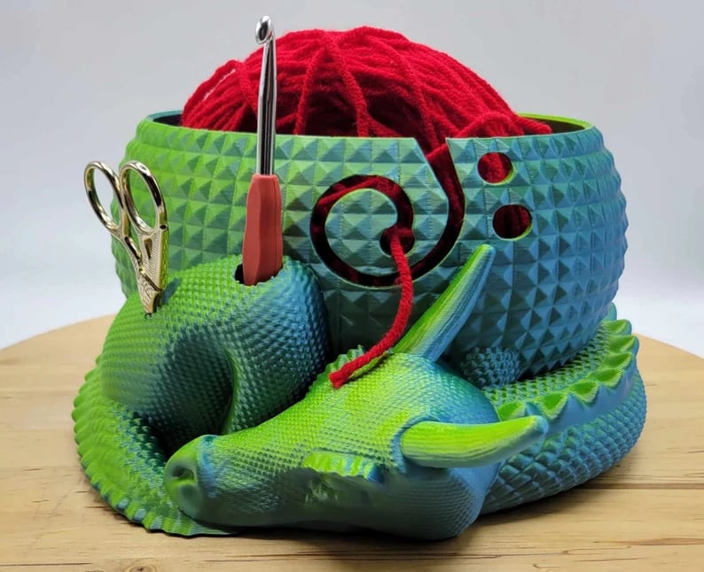 Norvo | Stor Fantasi Drage og Egg Fantasi Bolle Strikking eller Hekling Bolle