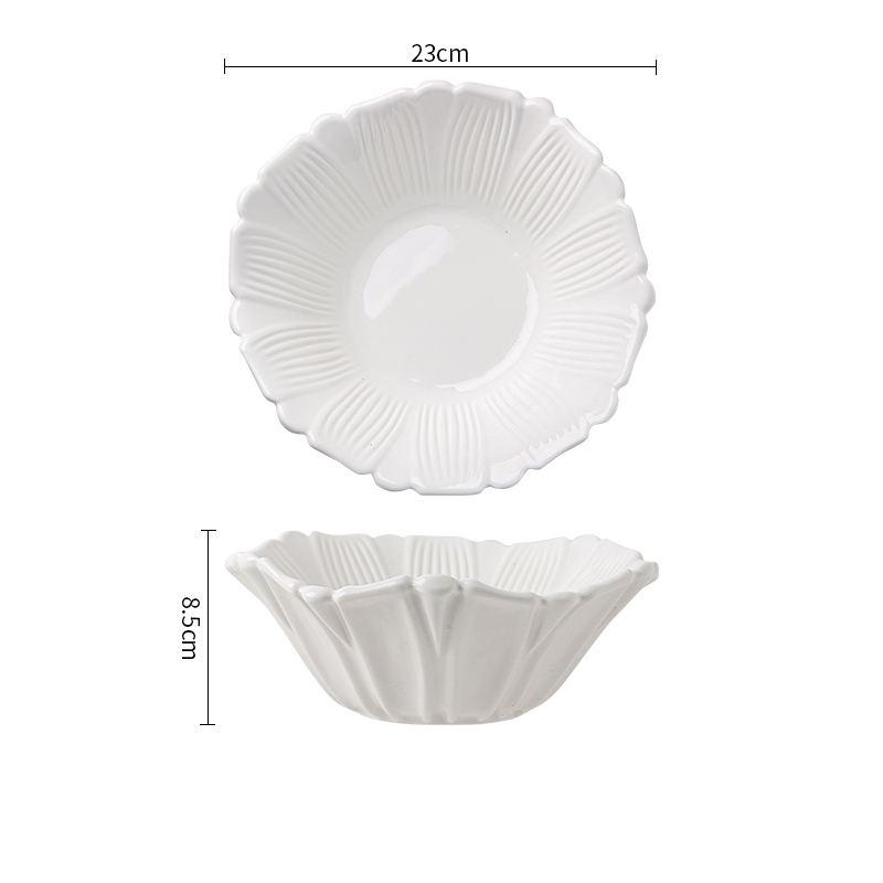 Norvo | Blomstermønster keramisk dyp bolle