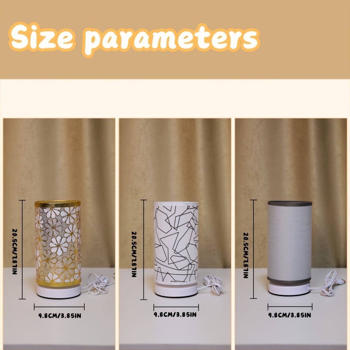 ModernLicht – Opplyst USB Bordlampe i Sylinder Norvo