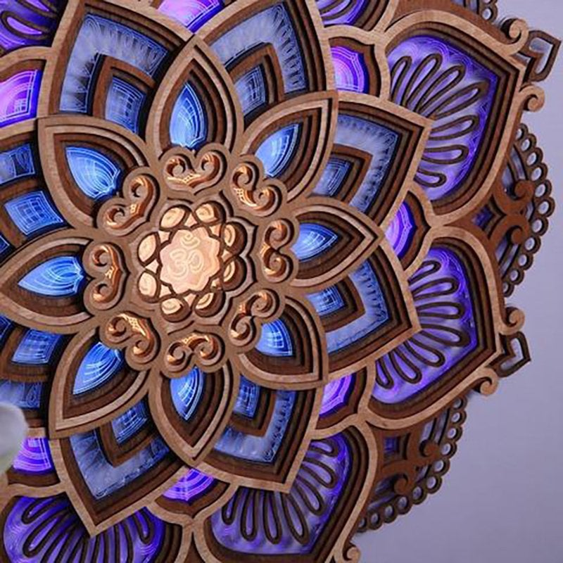 Norvo | Mandala Yoga Rom Nattlys LED