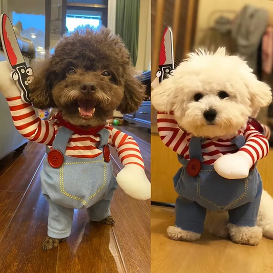 Norvo | Chucky-inspired pet costume for dogs and cats