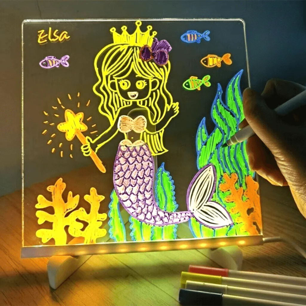 Norvo | LumiArt LED skilt | Kreativt tegnebrett for strålende kunstverk