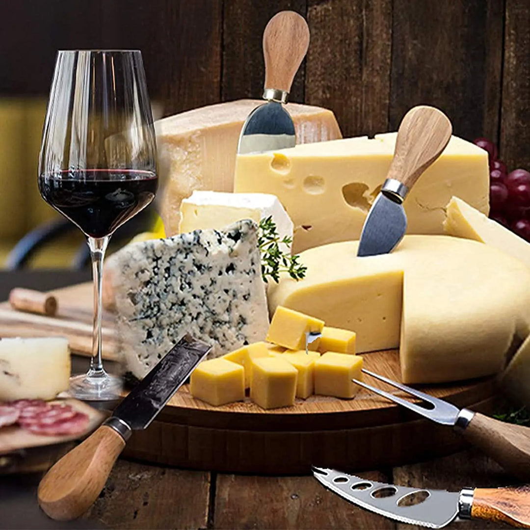 6 stk Rustfritt Stål Ostekniver for Charcuterie-Boards og Bestikk | Norvo