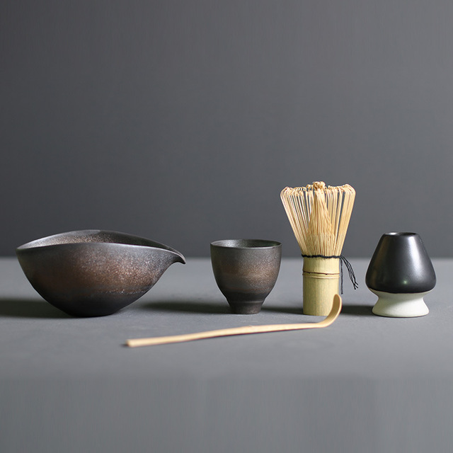 Norvo Set | Tradisjonell matcha visp og bolle | Perfekt forberedelse | Høykvalitets tilbehør