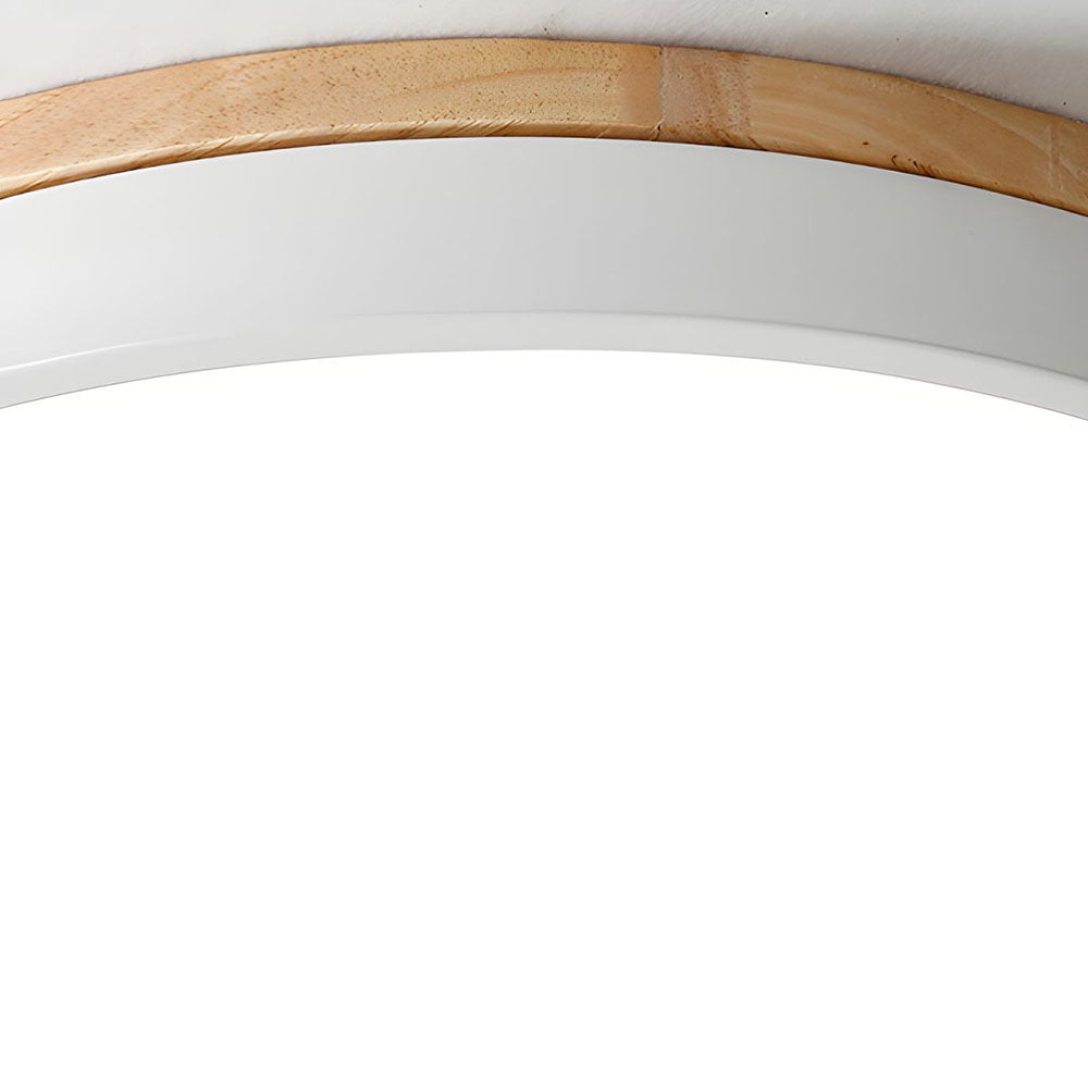 Norvo | Taklampe Naturlig Tre Flush Mount Fixture