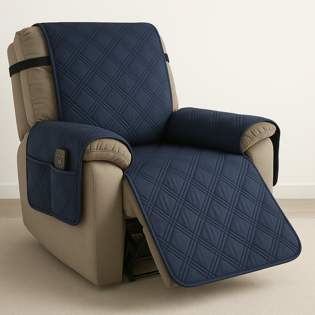 Norvo | Recliner Cover Quilted Waterproof Armchair Protector