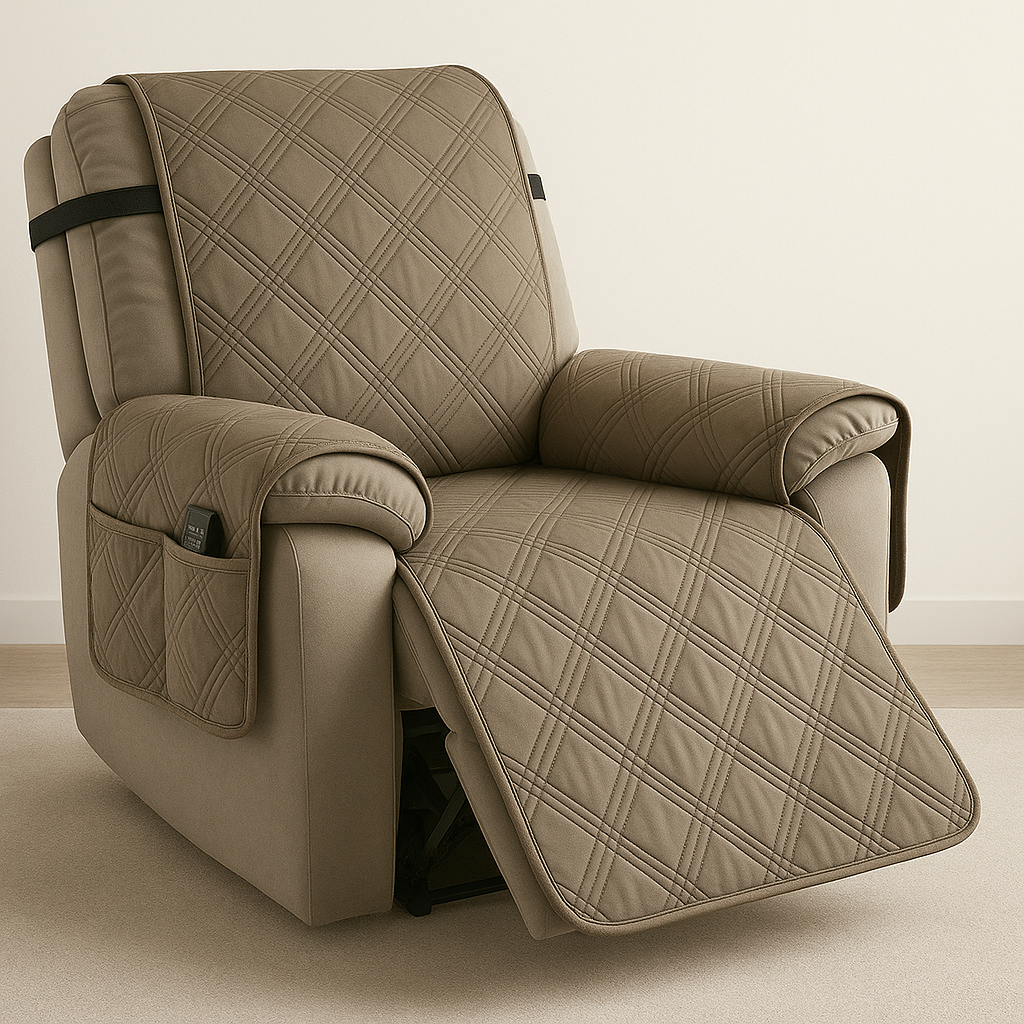 Norvo | Recliner Cover Quilted Waterproof Armchair Protector