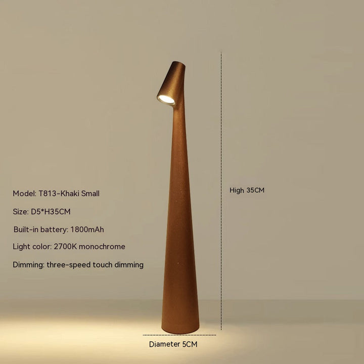 Norvo | Bordlampe Moderne Rød Metall LED Lys