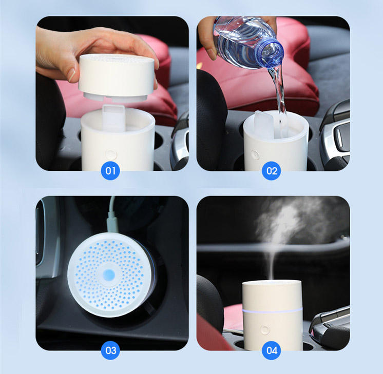 Norvo | Romdiffuser Aroma ultrasonisk vannmist luftfukter