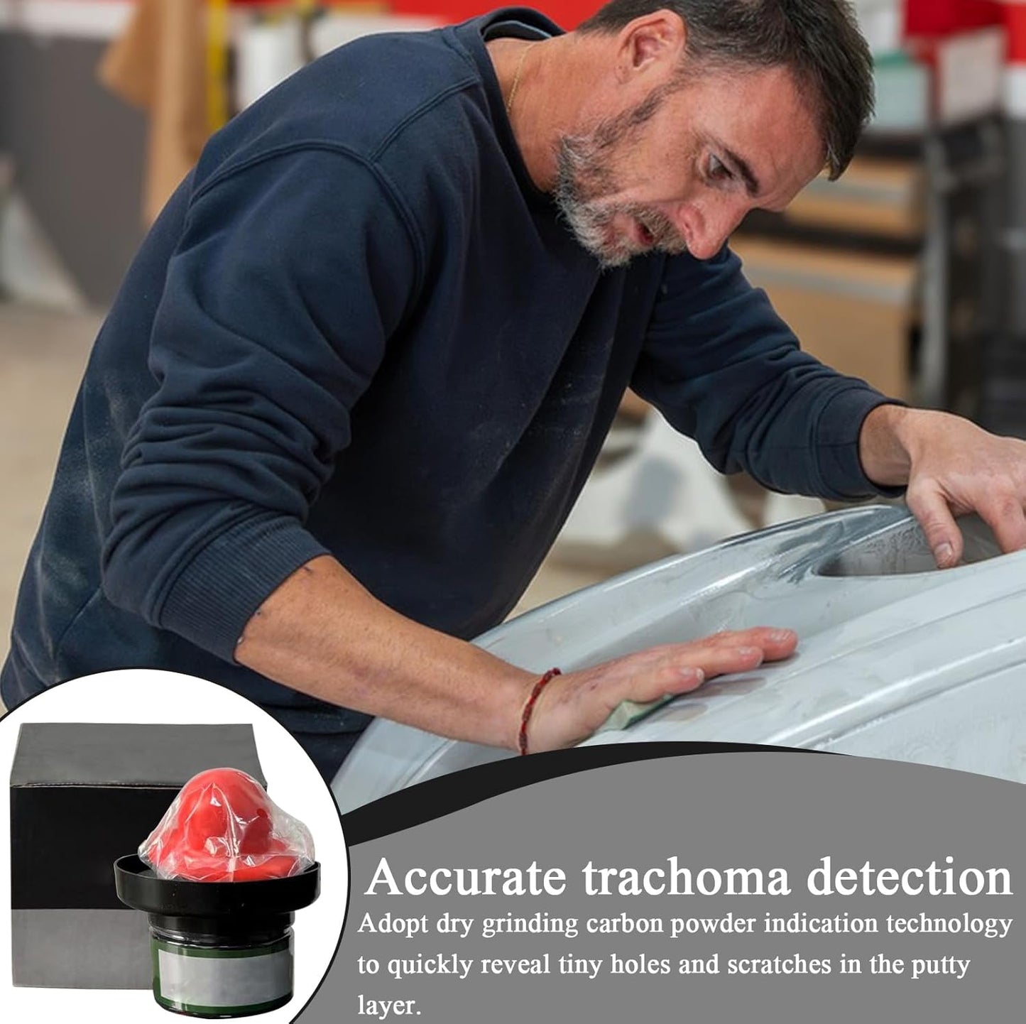 Norvo | Tørr guidebeleggspulver for bilmalingsfinishing – Revnix