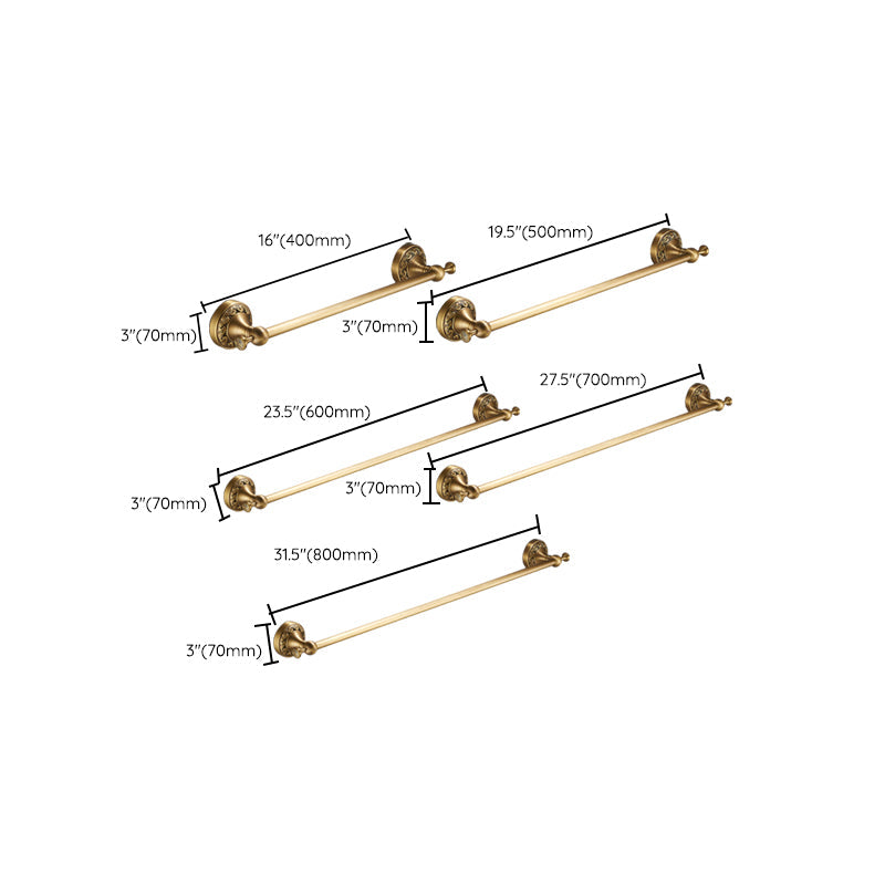 Norvo | Tradisjonelle børstede messing badeværelsestilbehør som en enkelt del eller i et sett