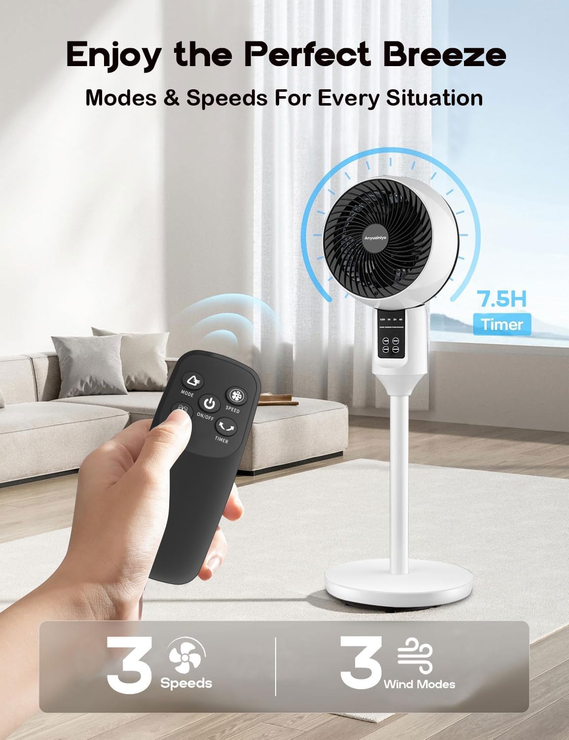 Norvo | Justerbar pedestalvifte med 3D svingning – Aerion