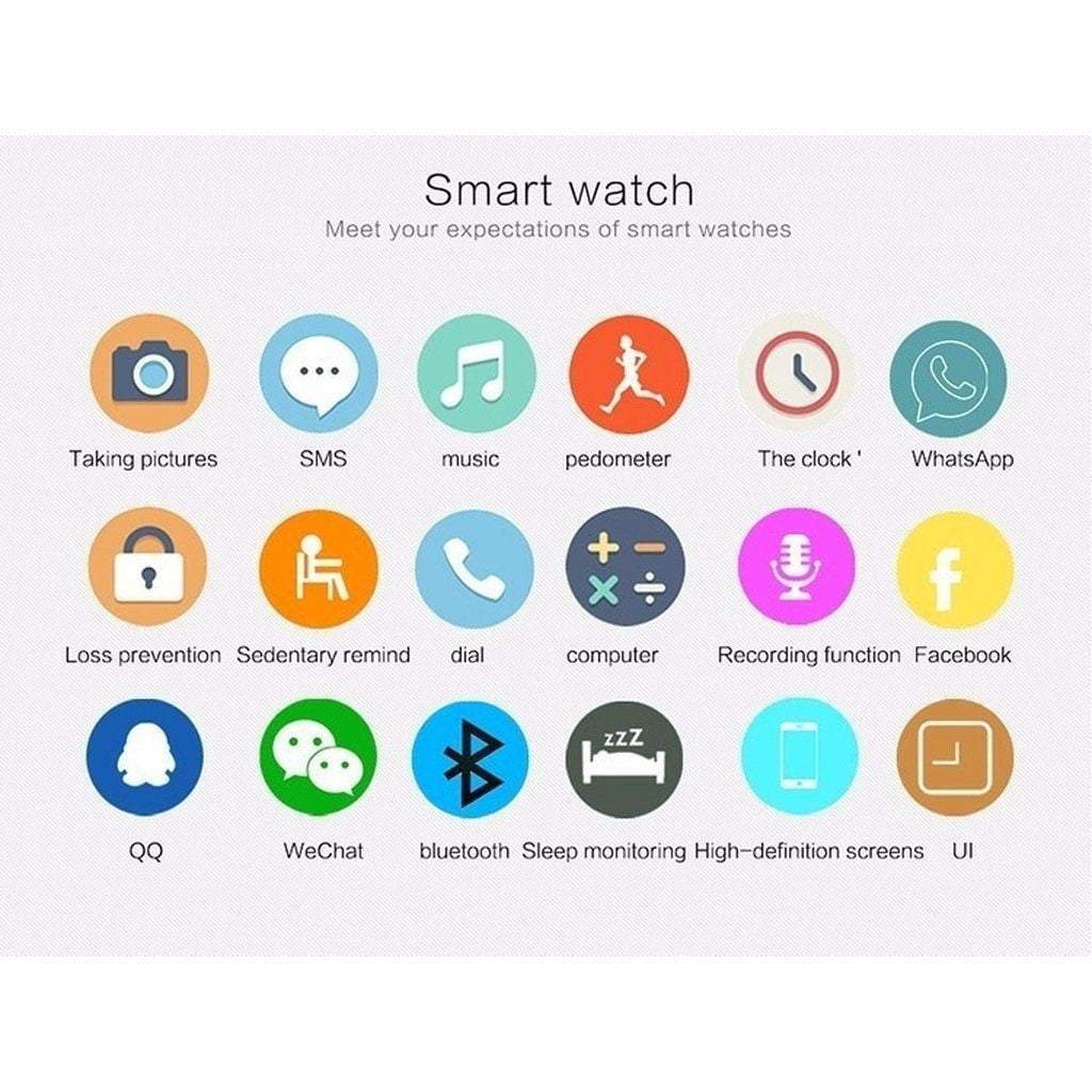 Norvo | Multifunksjons bluetooth Smart klokker