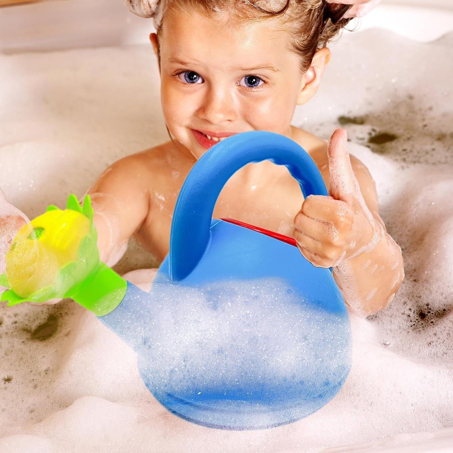 Norvo | Barne vannkanne med blomsemunn – Fargerik plast vannkanne for små gartnere