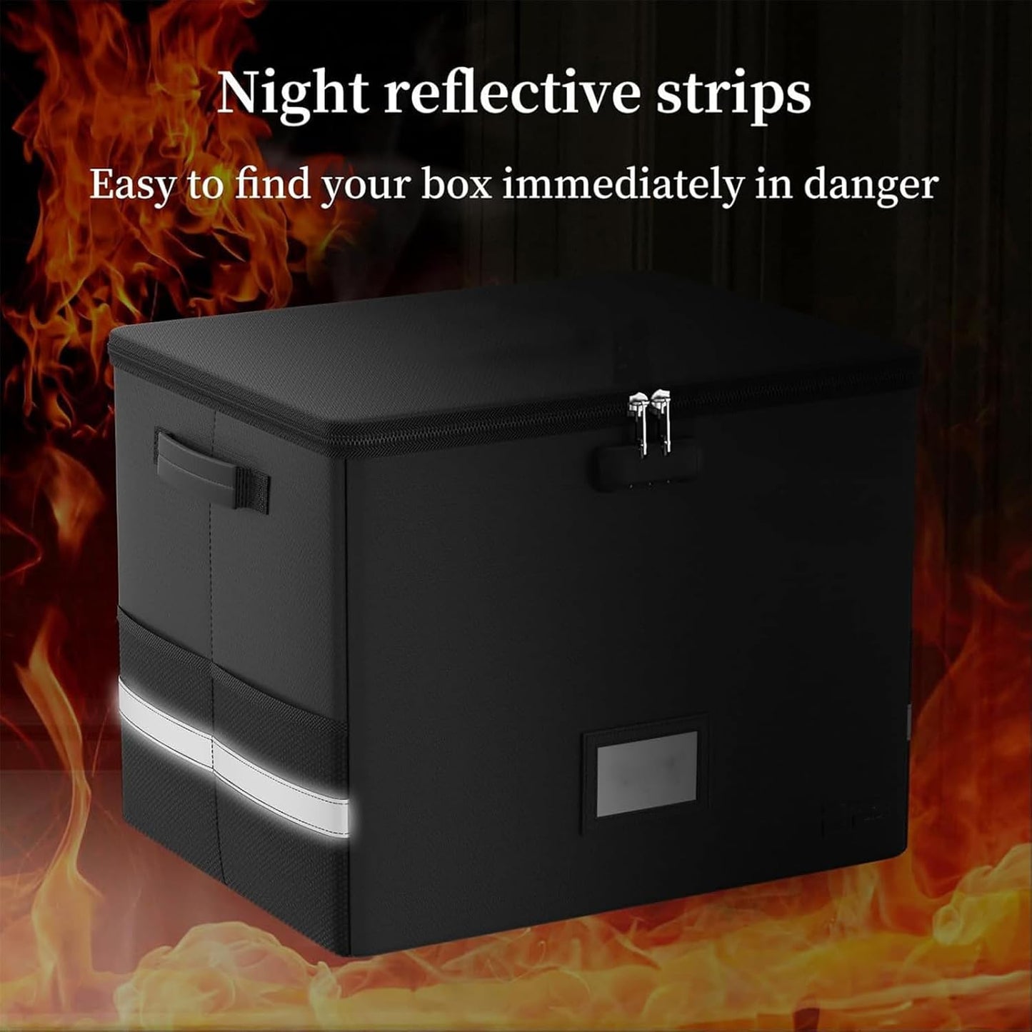 Frendorf | Brannsikker LP-lagringsboks – Vanntett organizer for 150+ 12-tommers plater – Arcion