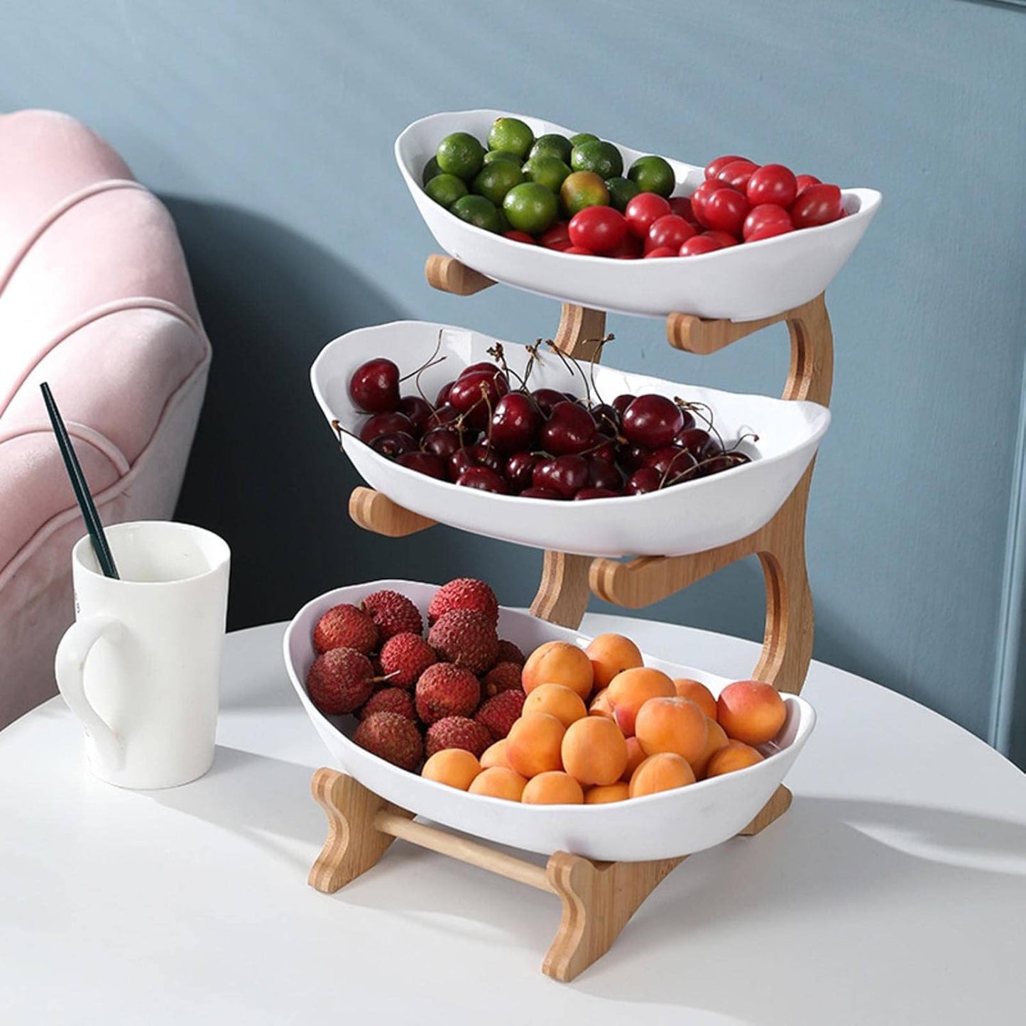 Norvo | FruitTower - Elegant Metall Fruktstativ