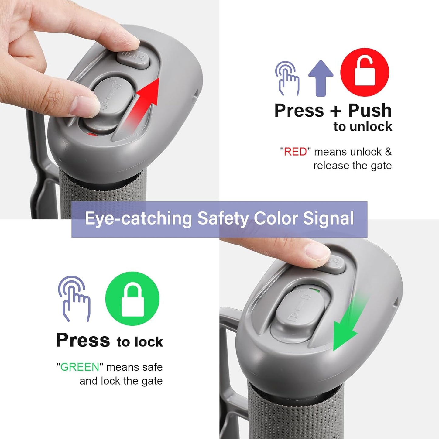 Norvo | SafeStep Uttrekkbar Sikkerhetsport – For Babyer, Barn & Kjæledyr