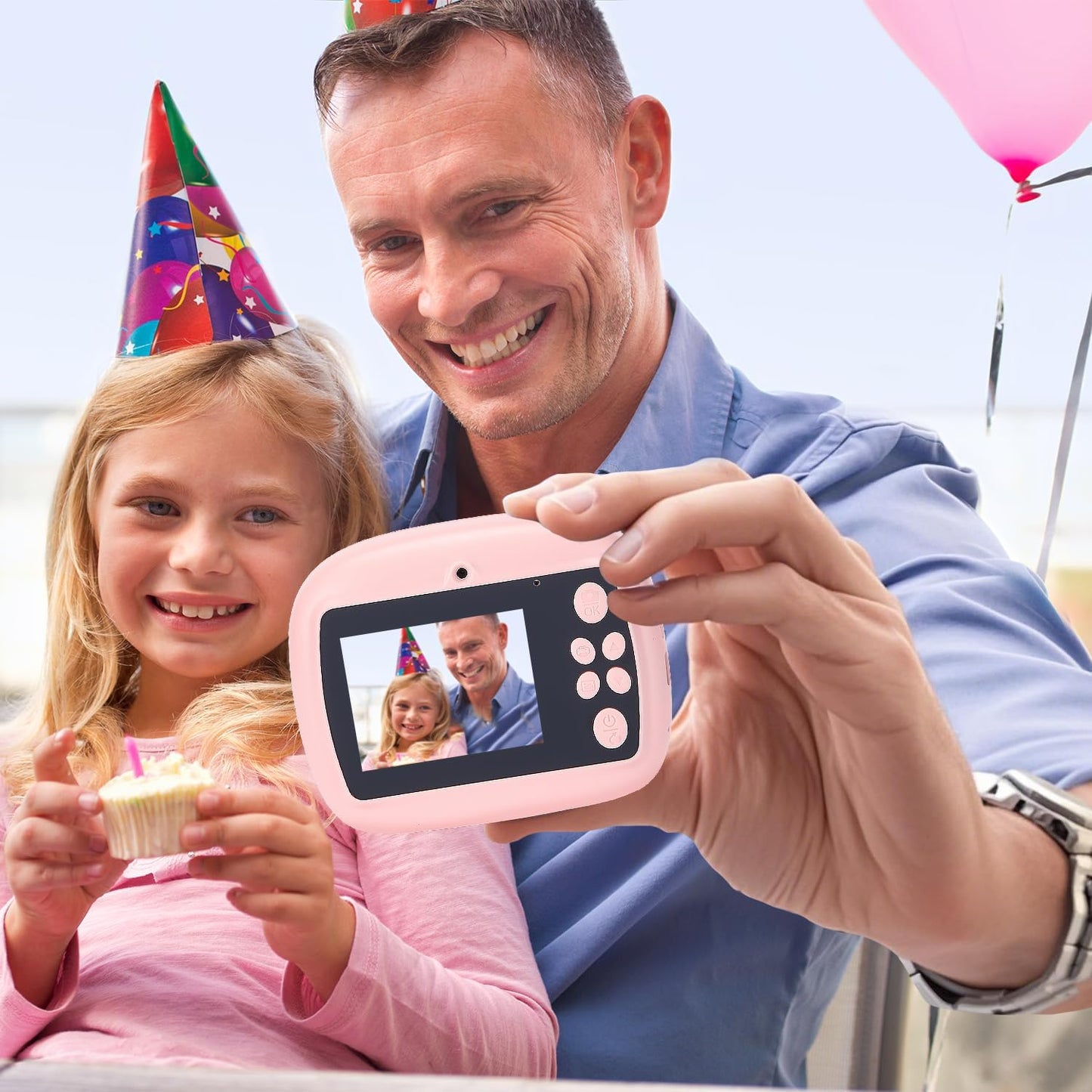 Norvo | Øyeblikksbilde Barn Kamera med Dobbelt Linse, HD Video og Kreativt Sett – Lymora