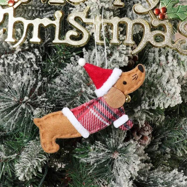 Norvo | Juledekorasjoner Klednings Pølsehund Liten Anheng