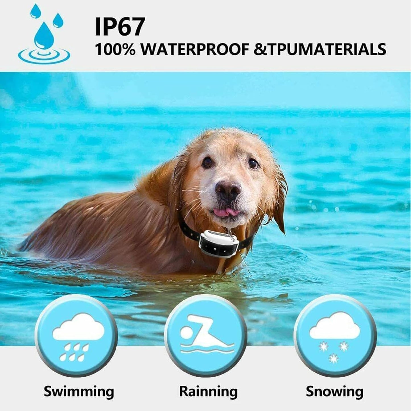 Norvo | Trådløst Hundefence Krage System | Vanntett, Oppladbar & Ideell for Hjemmetrening og Utendørs Eventyr