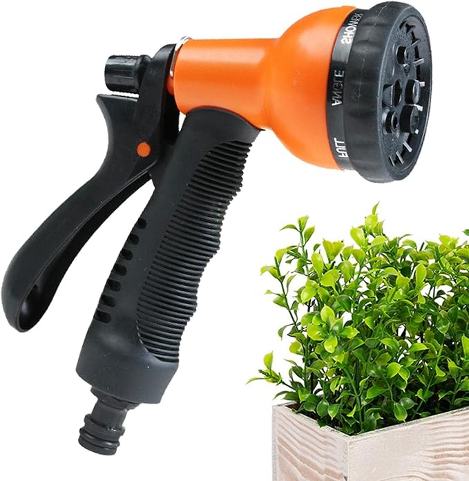 Norvo | Hageslangepistol med 7 funksjoner – Fleksibel vanningdysse for hageplanter