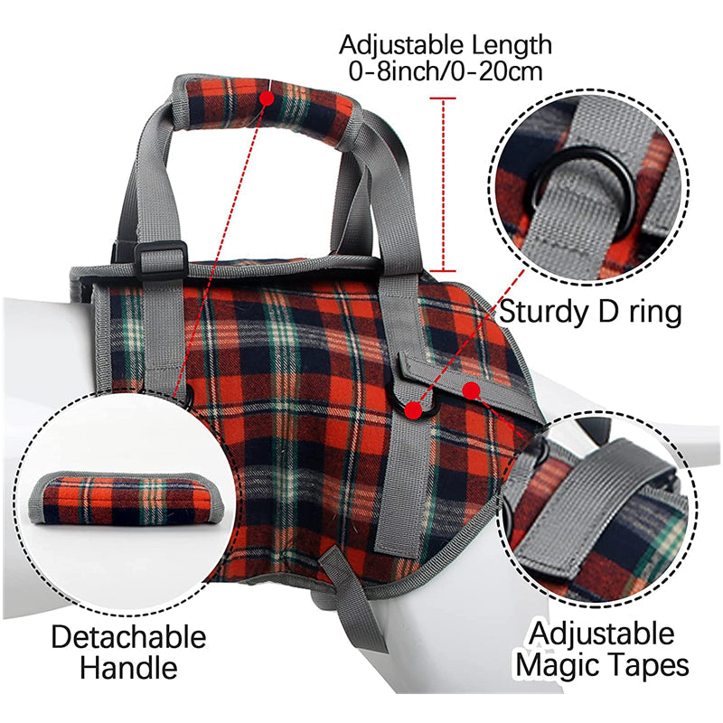 Norvo | Dog Lift Harness with Handle, Pet Recovery Sling