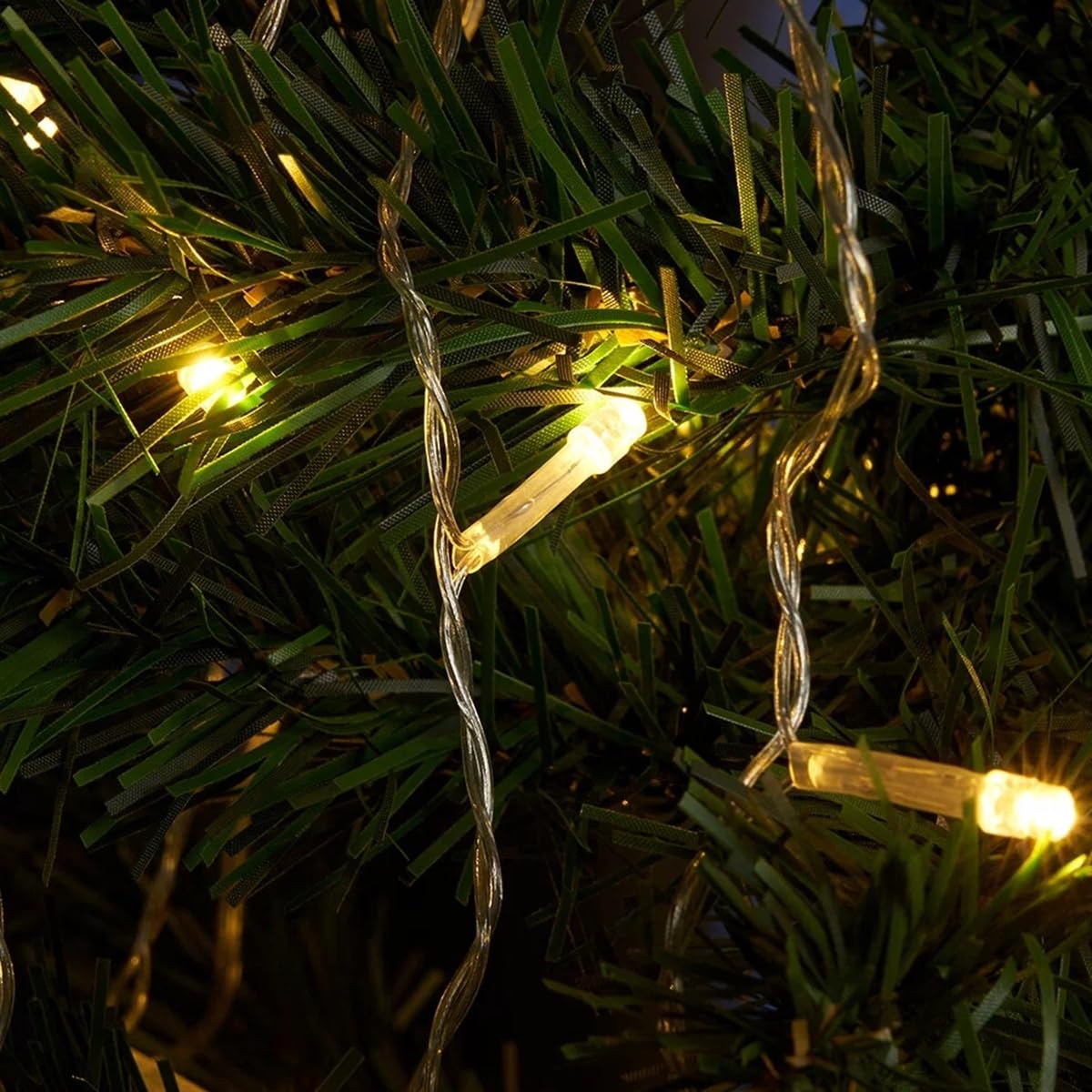 Norvo | Kemooie 500 Led Julelys, 50M Vanntette Lyslenke For Utendørs Dekor, Varme Hvit